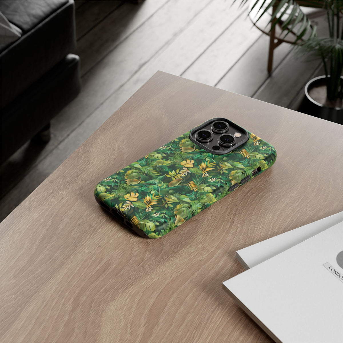 Jungle Pattern Phone Case – Exotic & Lush Design for Your Phone 330