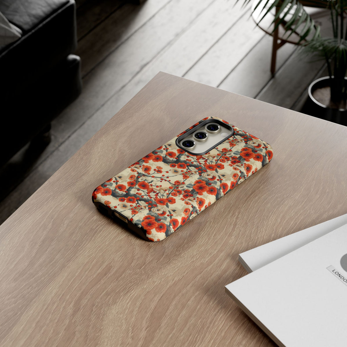 Japanese Pattern Phone Case – Elegant & Timeless Design for Your Phone 084