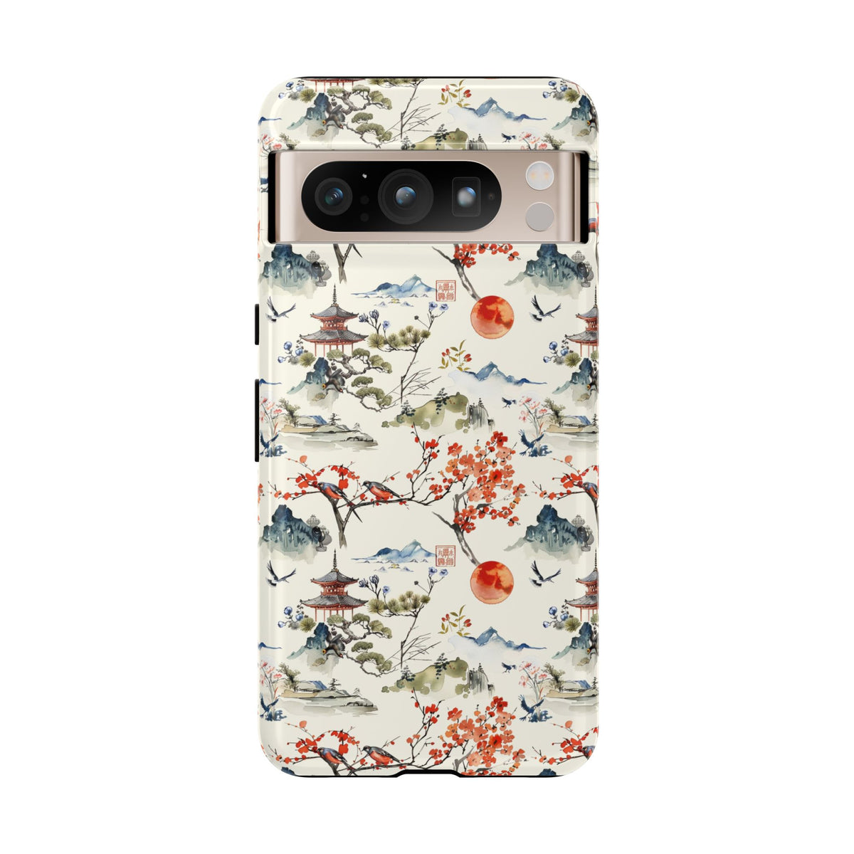 Japanese Pattern Phone Case – Elegant & Timeless Design for Your Phone 120