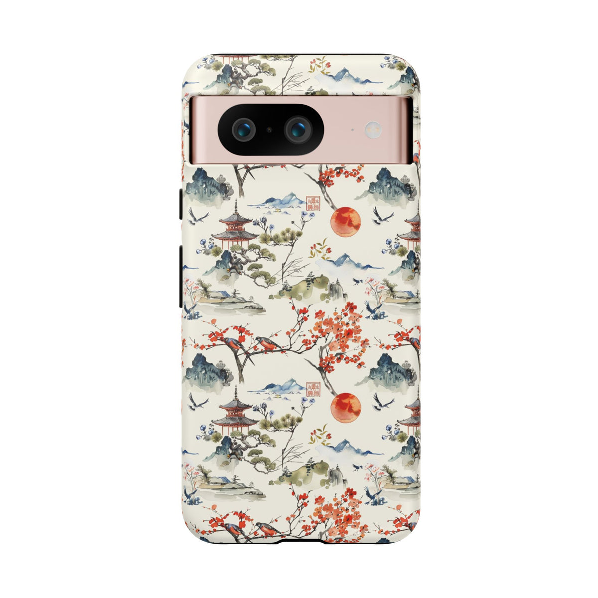 Japanese Pattern Phone Case – Elegant & Timeless Design for Your Phone 120