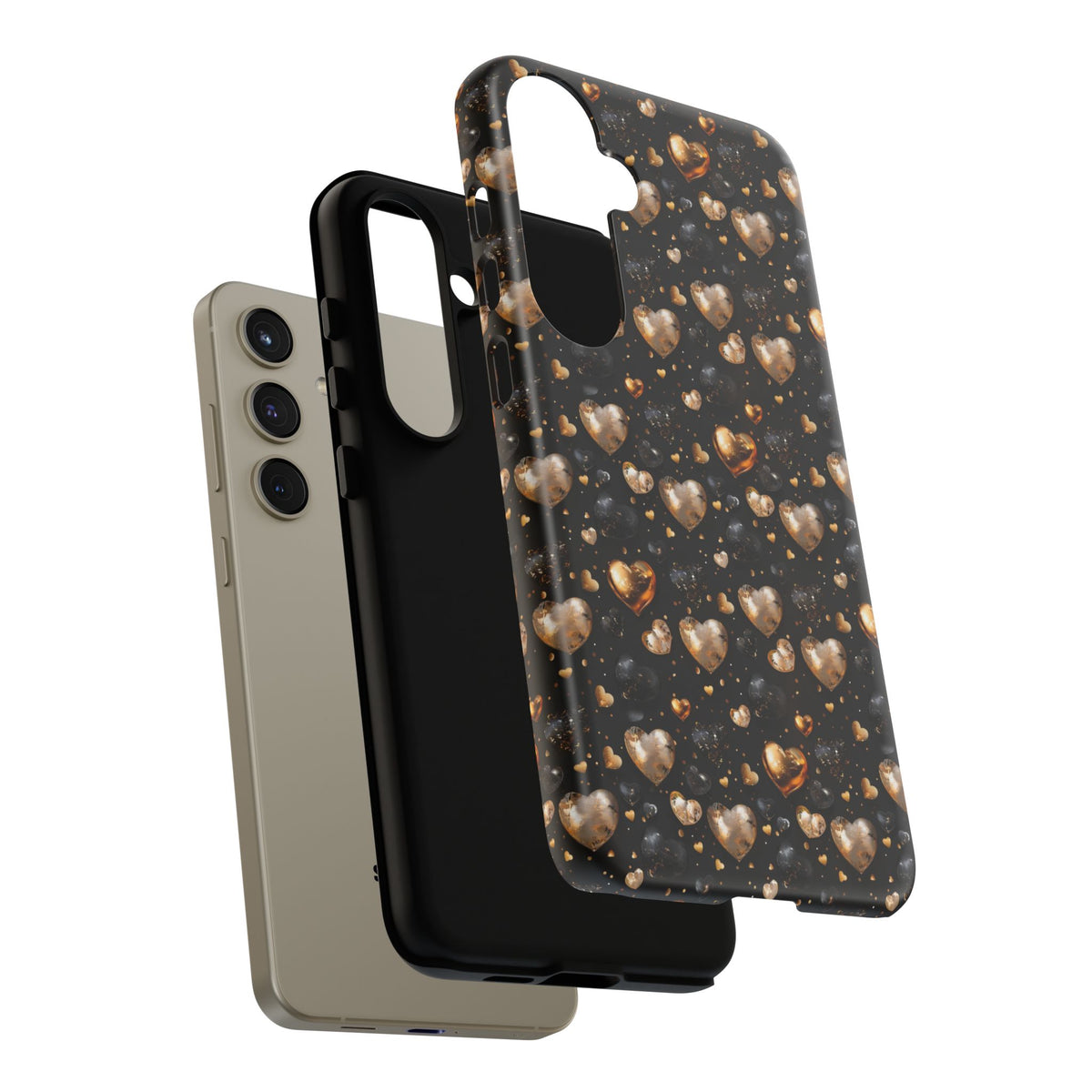 Heart Pattern Phone Case – Stylish & Loving Design for Your Device 233