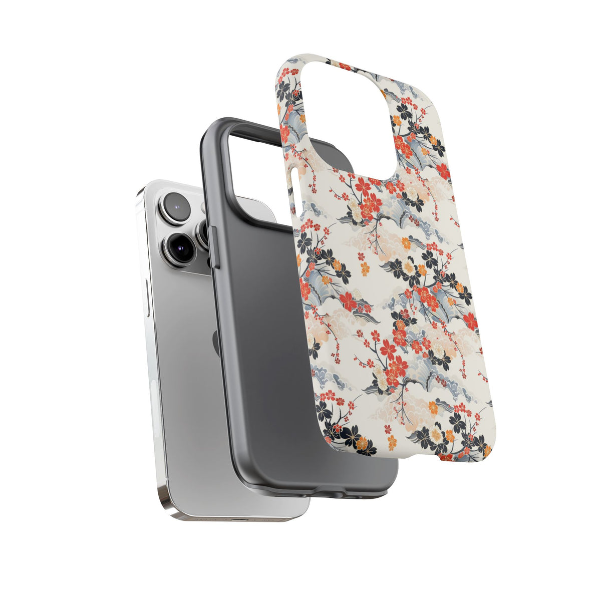 Japanese Pattern Phone Case – Elegant & Timeless Design for Your Phone 302