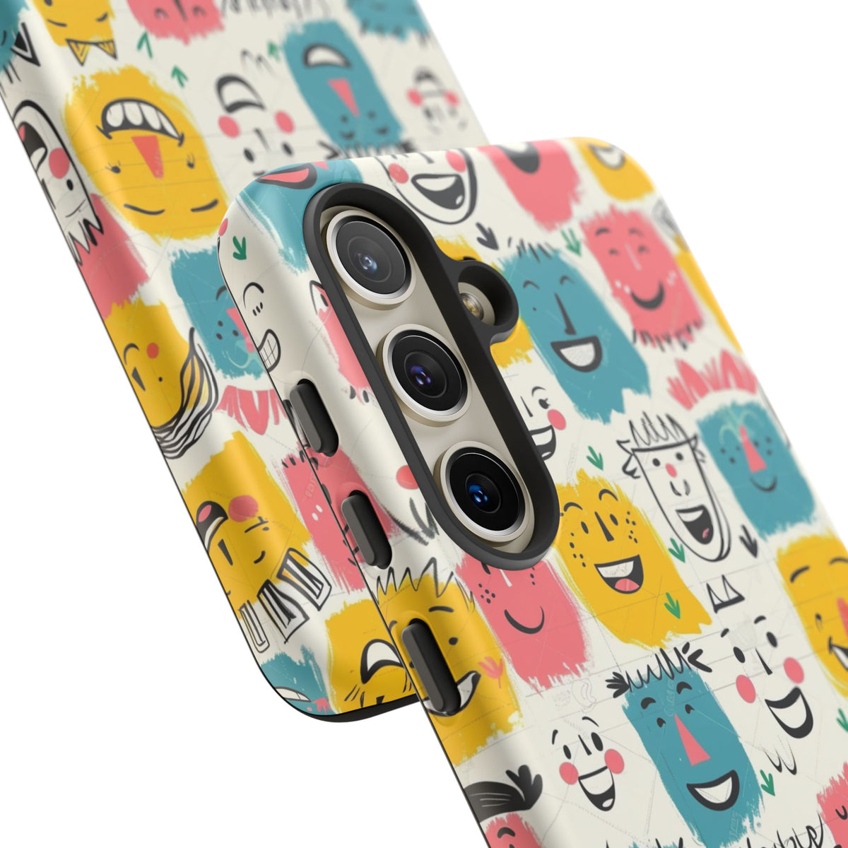 Happy Faces Phone Case – Joyful and Cheerful Design for a Bright Look