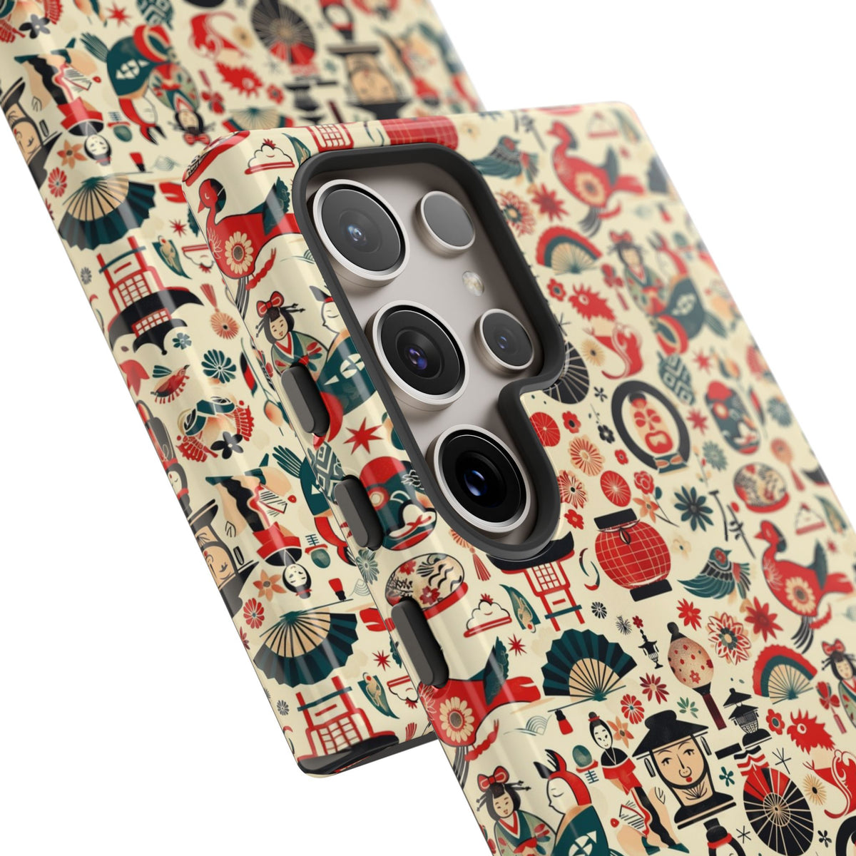 Japanese Pattern Phone Case – Elegant & Timeless Design for Your Phone 471