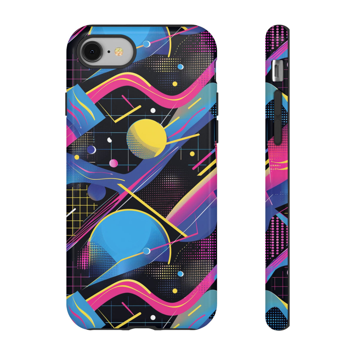 Retro 80s Seamless Phone Case – Vintage Style Meets Modern Protection 14