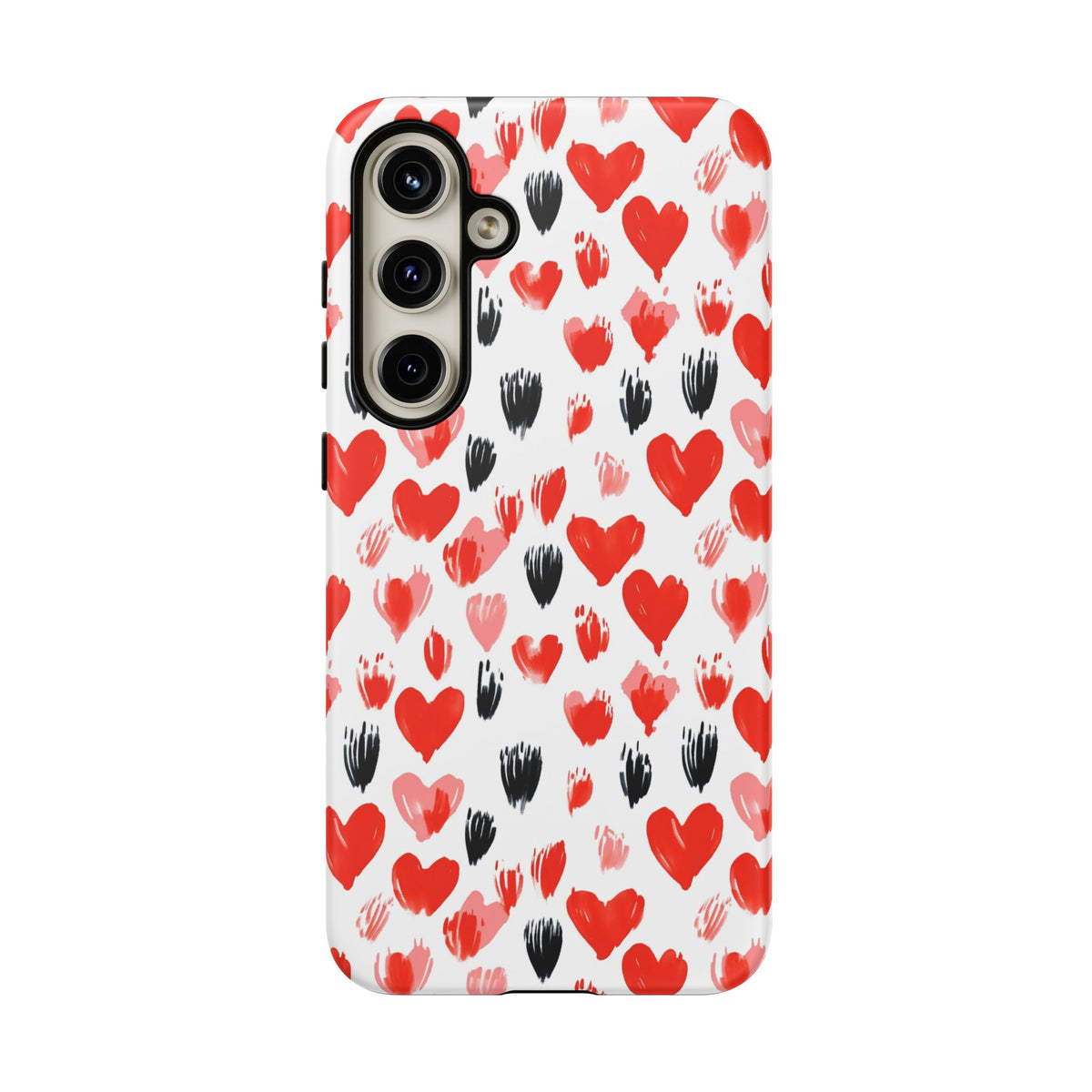 Heart Pattern Phone Case – Stylish & Loving Design for Your Device 366