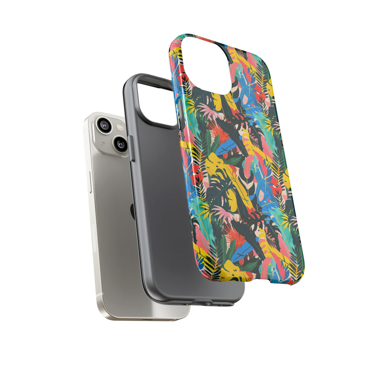 Jungle Pattern Phone Case – Exotic & Lush Design for Your Phone 346