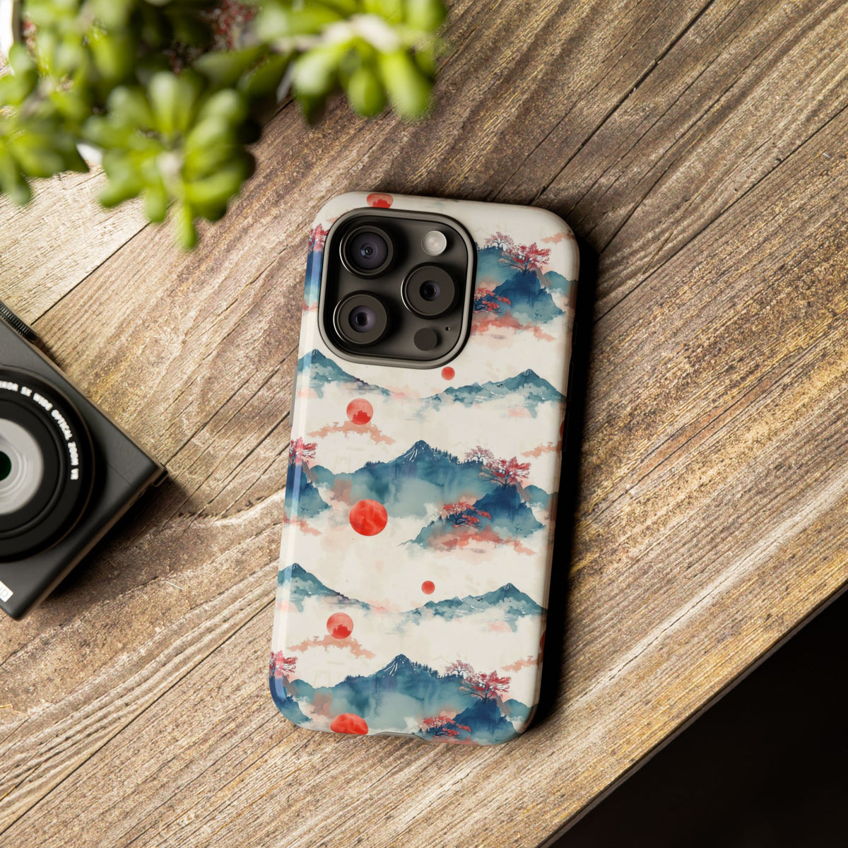 Japanese Pattern Phone Case – Elegant & Timeless Design for Your Phone 477