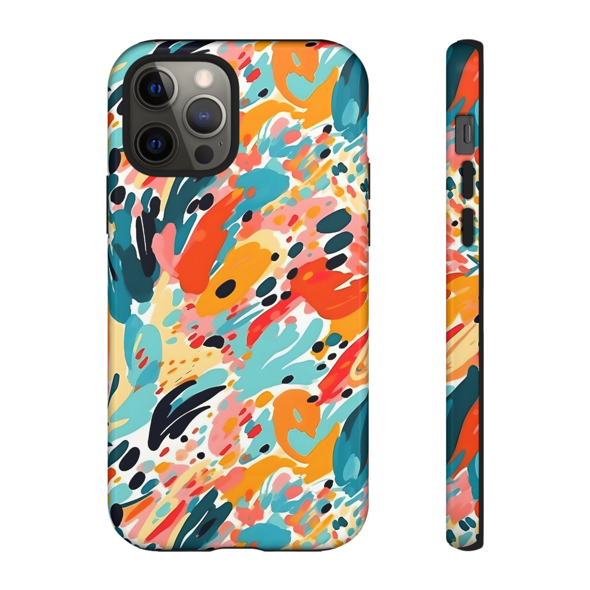 Abstract Painting Design Phone Case – Modern Art-Inspired Phone Cover 7