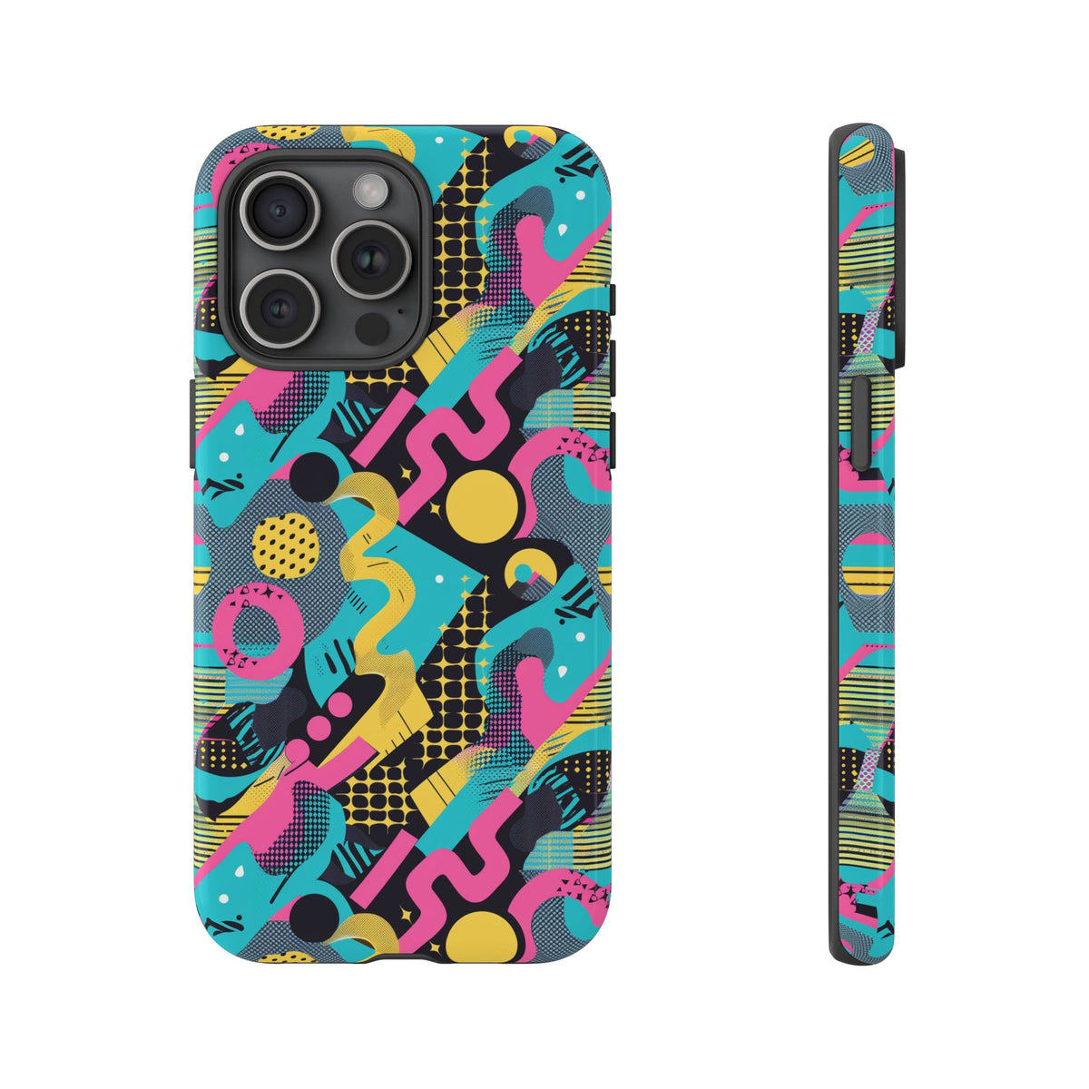 Retro 80s Seamless Phone Case – Vintage Style Meets Modern Protection 138