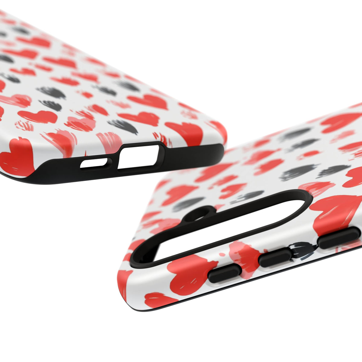 Heart Pattern Phone Case – Stylish & Loving Design for Your Device 366