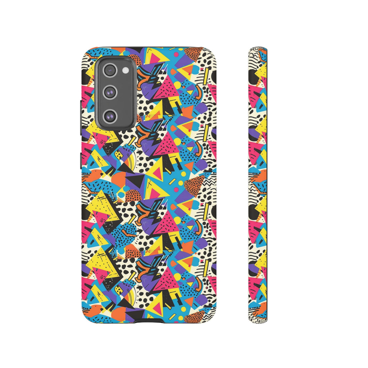 90s Themed Seamless Pattern Phone Case – Embrace Retro Style and Protection 231