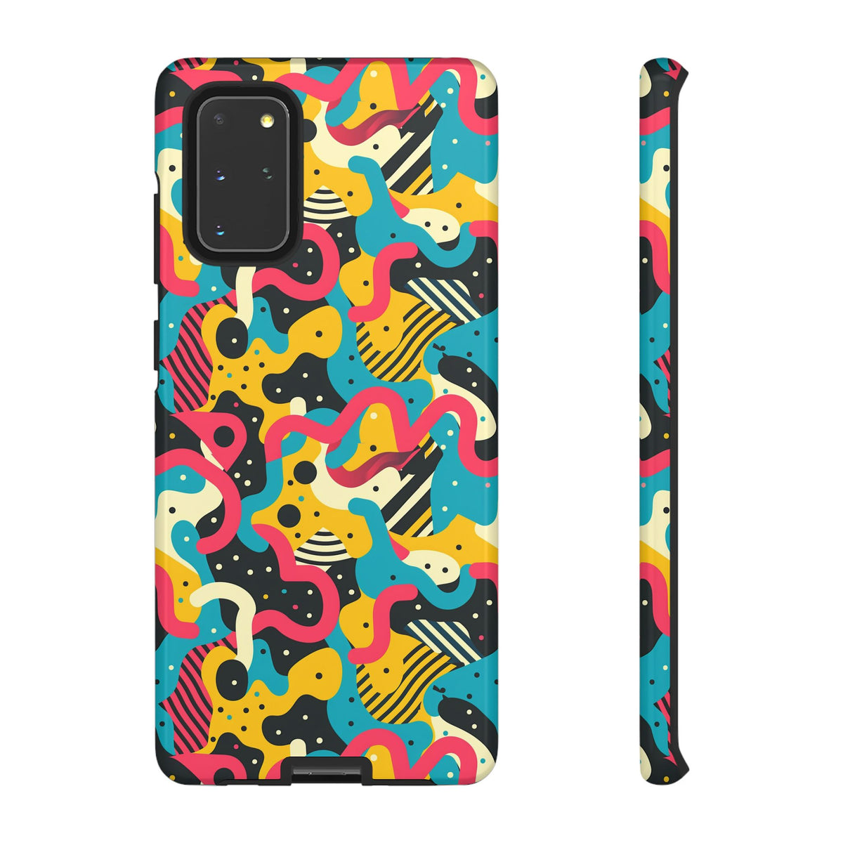 90s Themed Seamless Pattern Phone Case – Embrace Retro Style and Protection 238