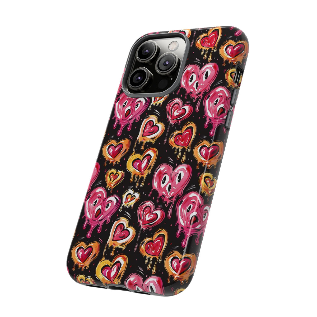 Heart Pattern Phone Case – Stylish & Loving Design for Your Device 361