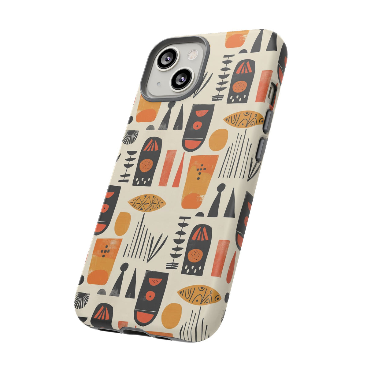 Stylish African Pattern Phone Case – Unique and Vibrant Protection 208