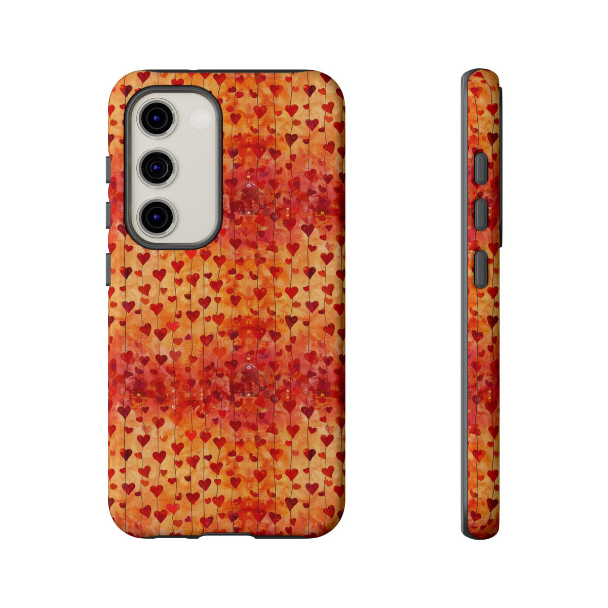 Heart Pattern Phone Case – Stylish & Loving Design for Your Device 827