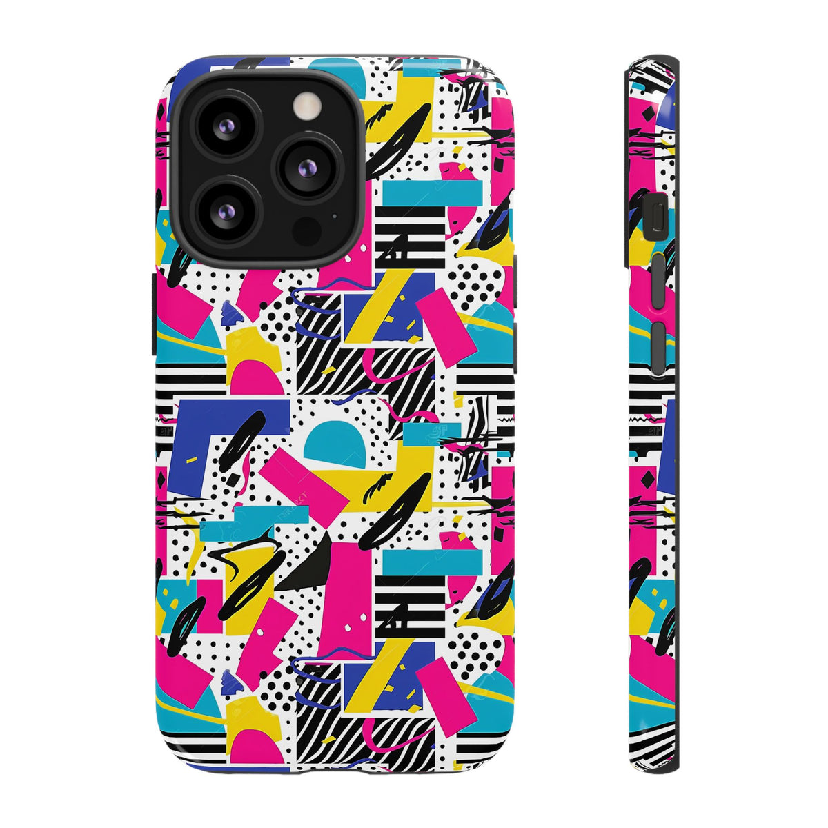 Retro 80s Seamless Phone Case – Vintage Style Meets Modern Protection 258