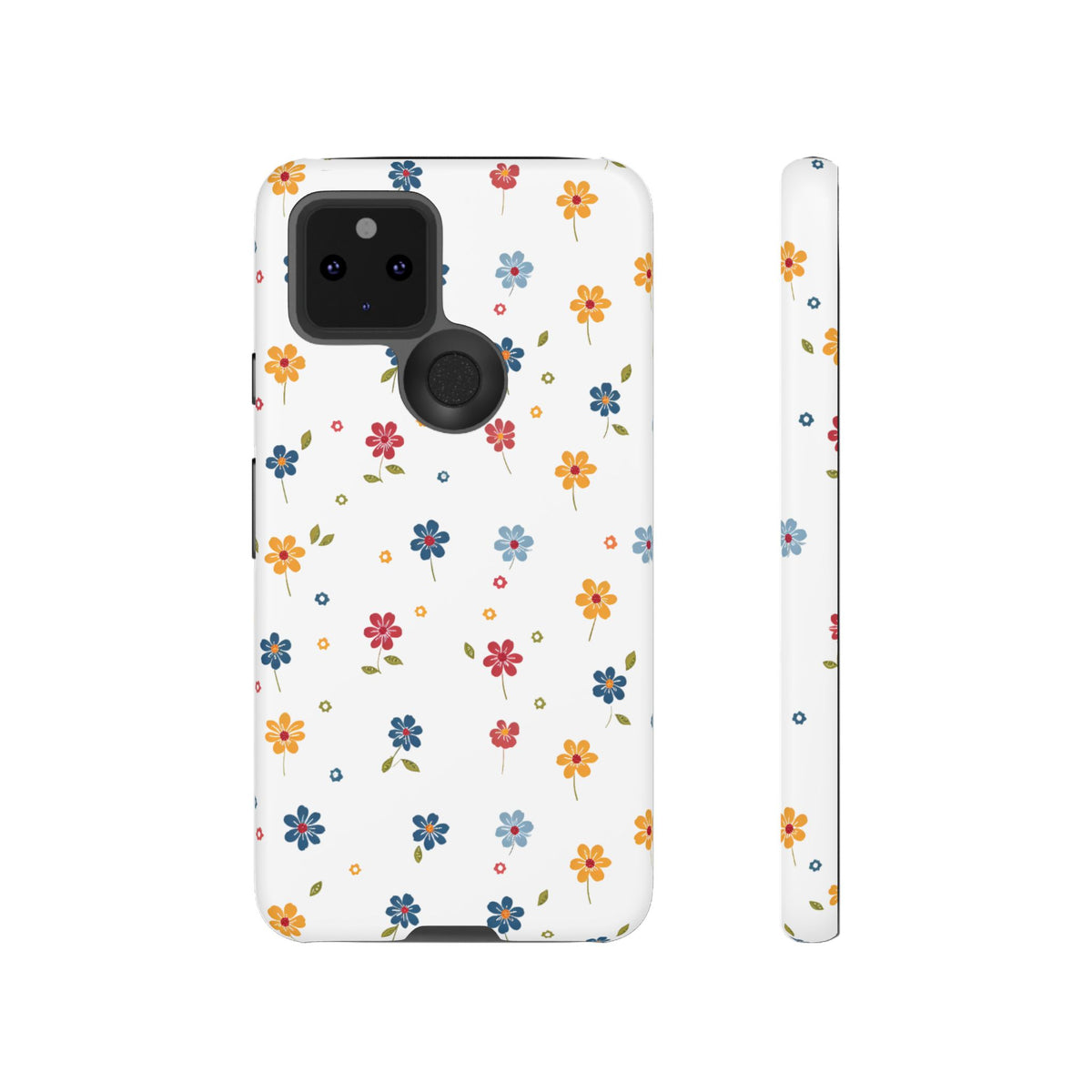 Wild Flowers Garden Stitch Phone Case – Nature-Inspired Floral Design