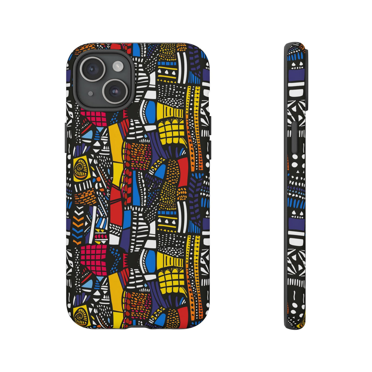 Stylish African Pattern Phone Case – Unique and Vibrant Protection 201