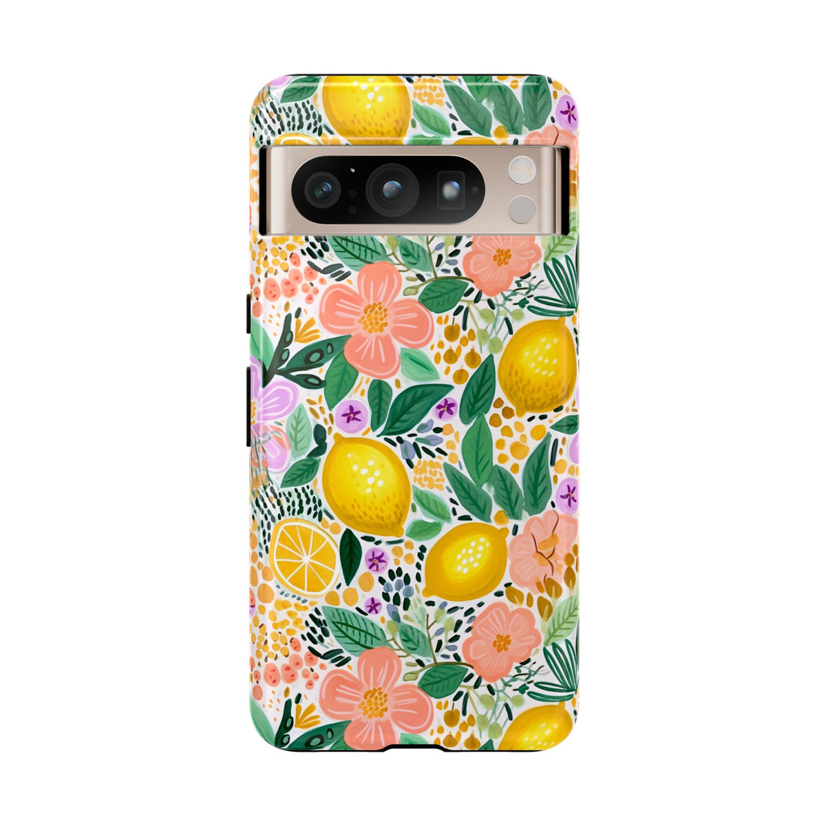 Cute Summer Lemons Phone Case – Refreshing Citrus Design for Your Phone