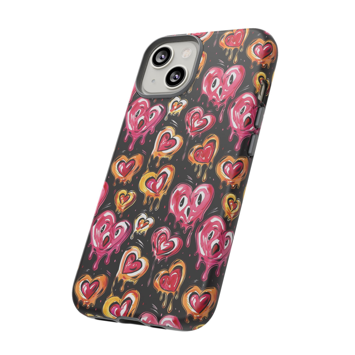 Heart Pattern Phone Case – Stylish & Loving Design for Your Device 361