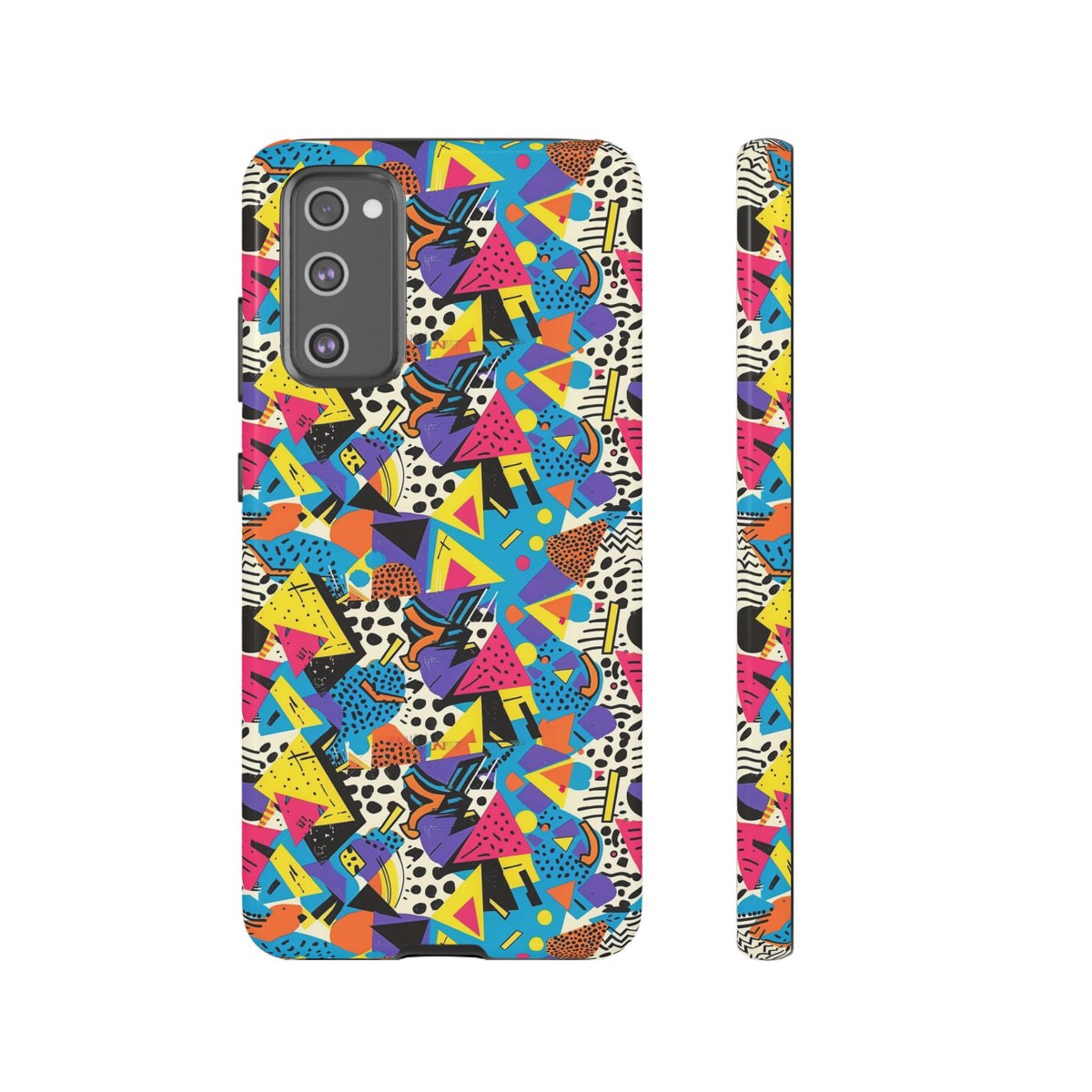 90s Themed Seamless Pattern Phone Case – Embrace Retro Style and Protection 231