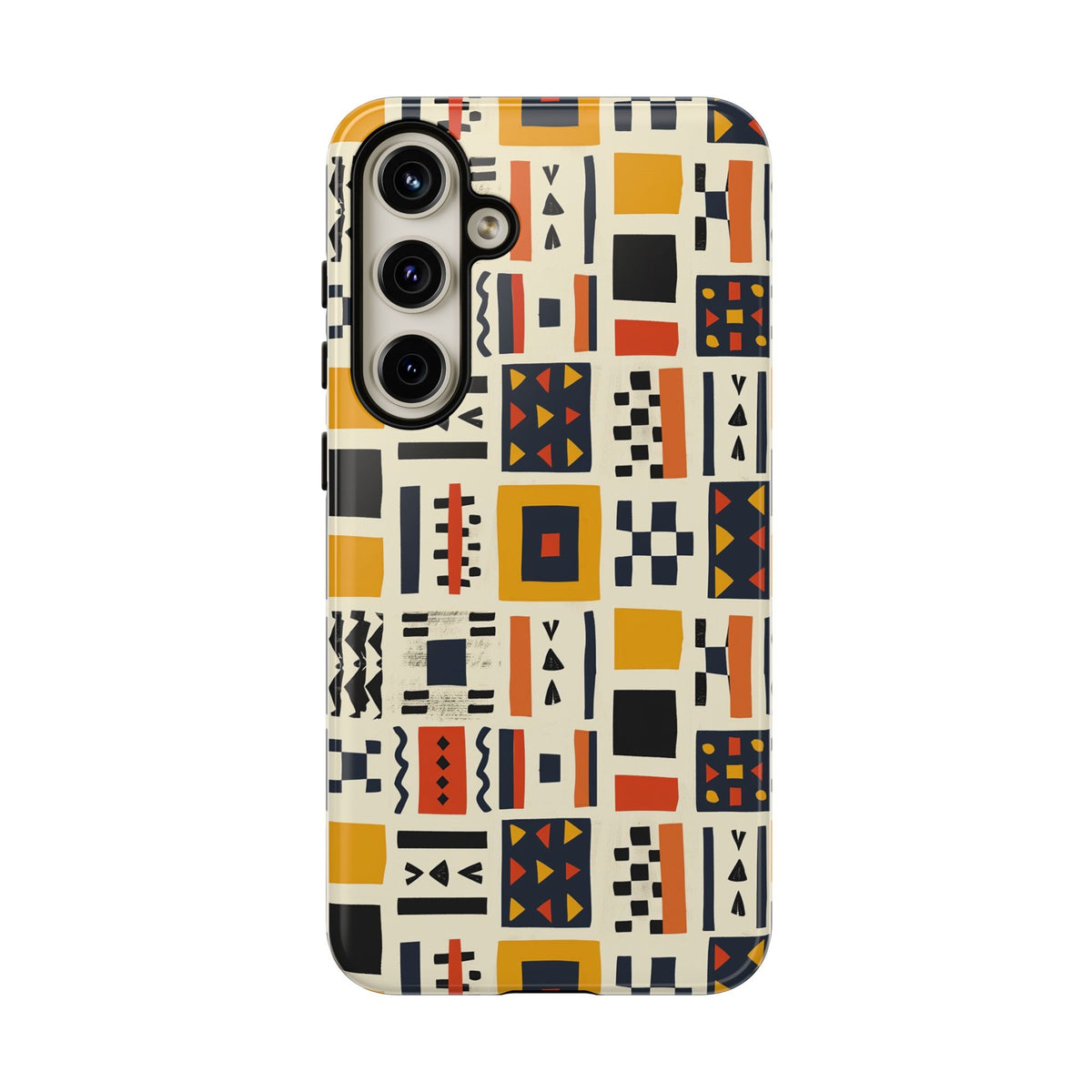 Stylish African Pattern Phone Case – Unique and Vibrant Protection 104