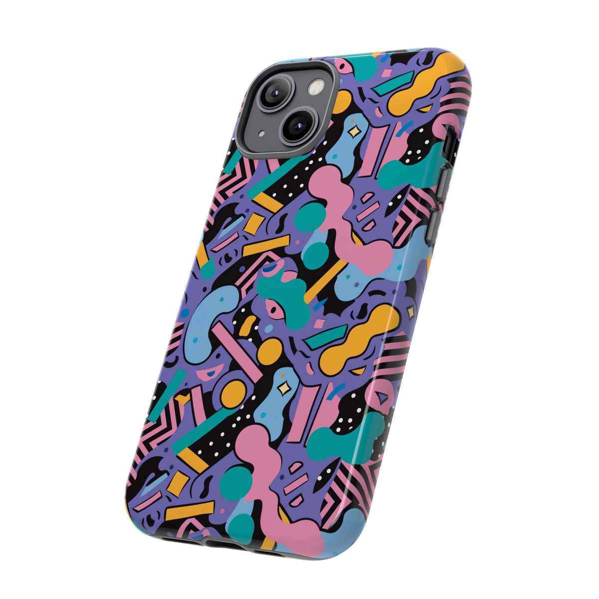 90s Themed Seamless Pattern Phone Case – Embrace Retro Style and Protection 234