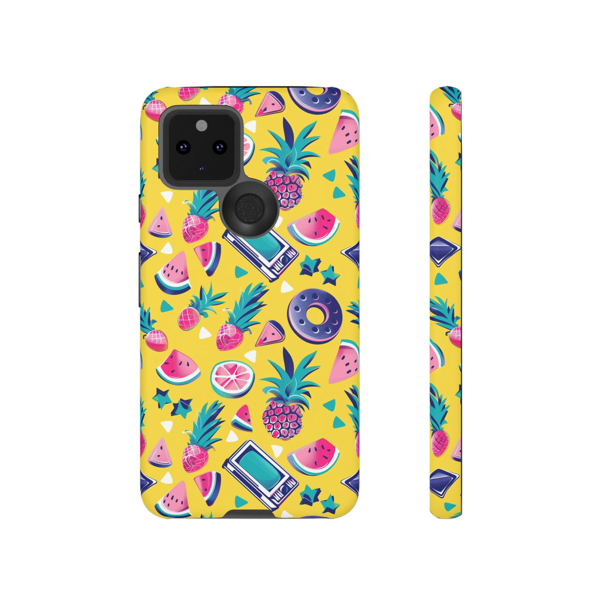 90s Themed Seamless Pattern Phone Case – Embrace Retro Style and Protection 255