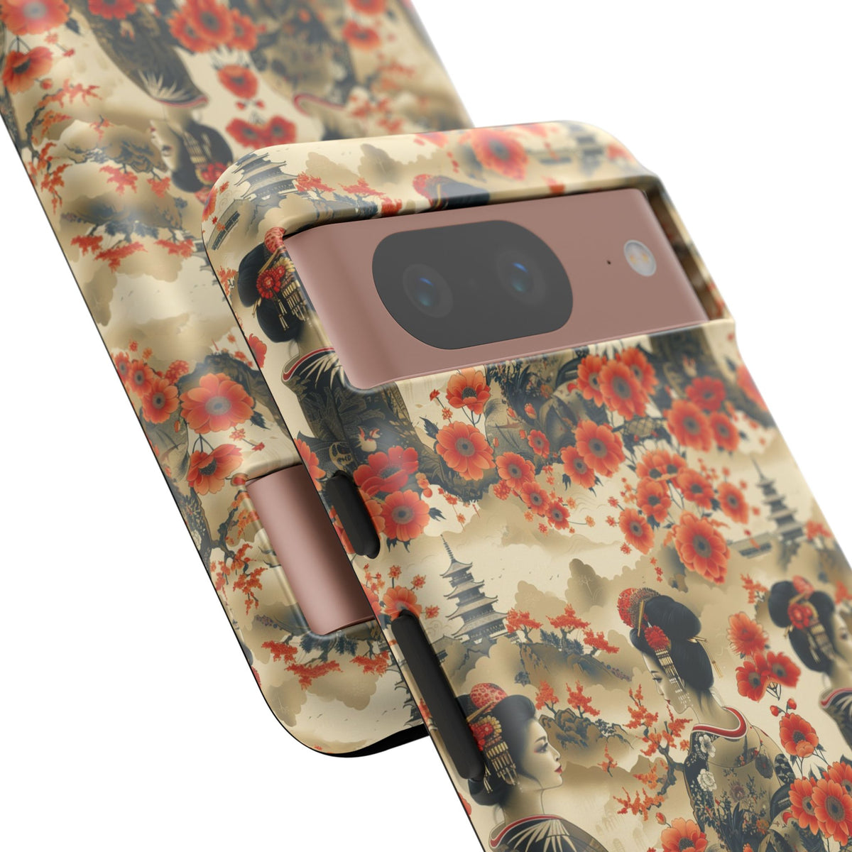 Japanese Pattern Phone Case – Elegant & Timeless Design for Your Phone 066