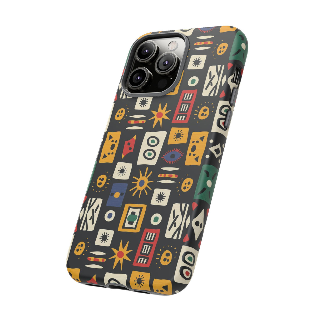 Stylish African Pattern Phone Case – Unique and Vibrant Protection 110