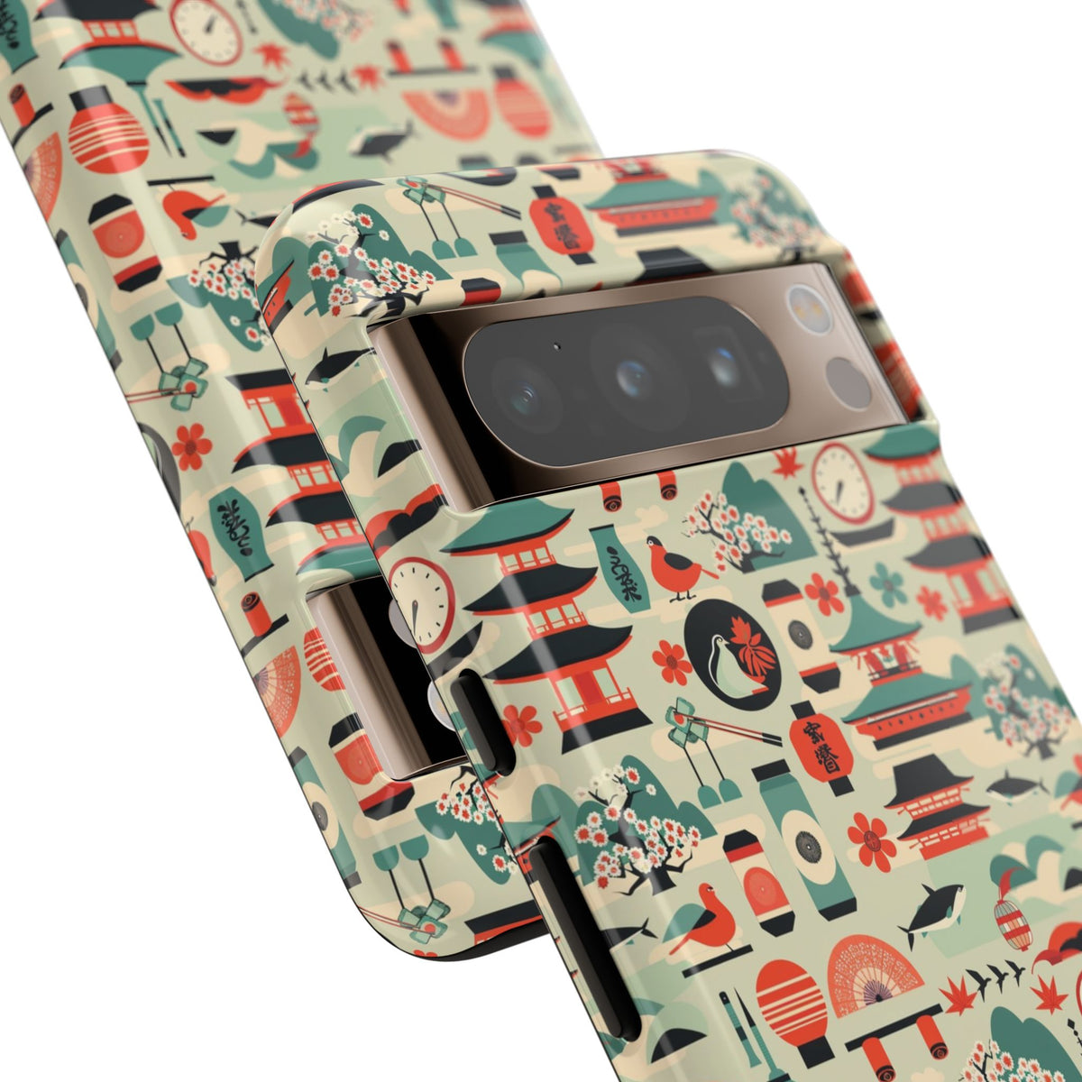 Japanese Pattern Phone Case – Elegant & Timeless Design for Your Phone 105