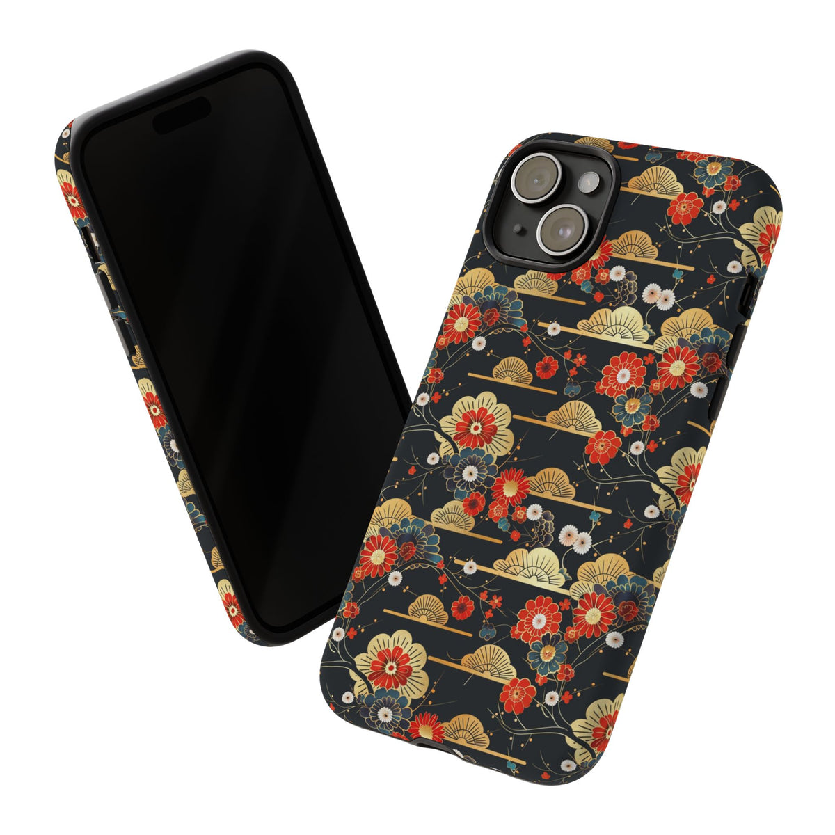 Japanese Pattern Phone Case – Elegant & Timeless Design for Your Phone 063