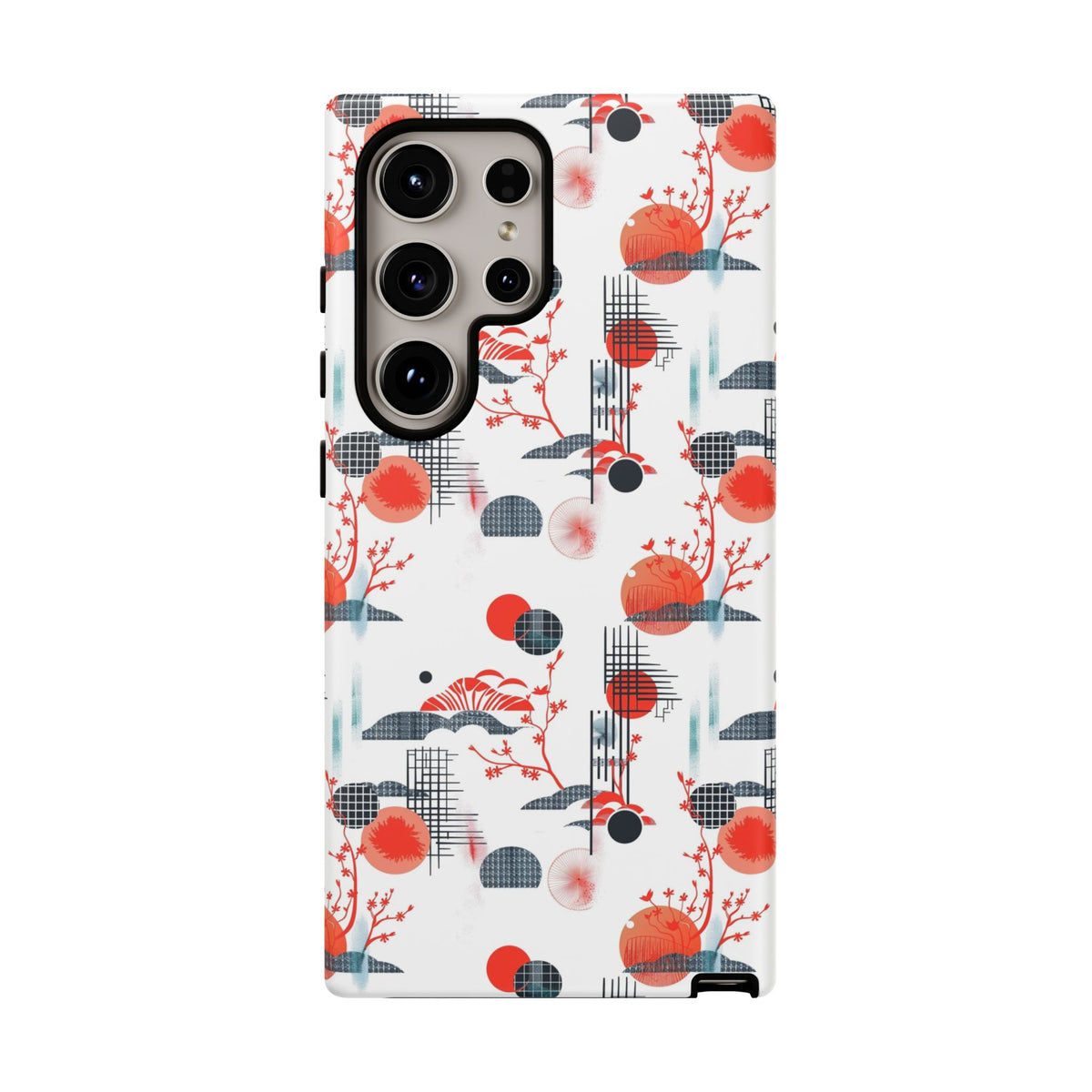 Japanese Pattern Phone Case – Elegant & Timeless Design for Your Phone 082