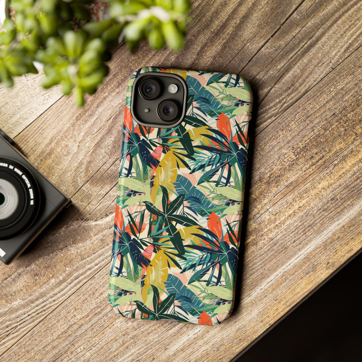 Jungle Pattern Phone Case – Exotic & Lush Design for Your Phone 349