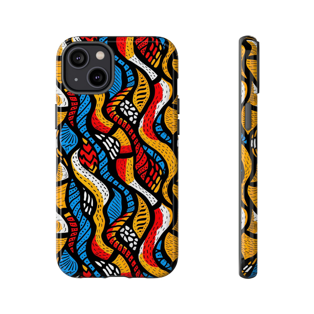 Stylish African Pattern Phone Case – Unique and Vibrant Protection 155