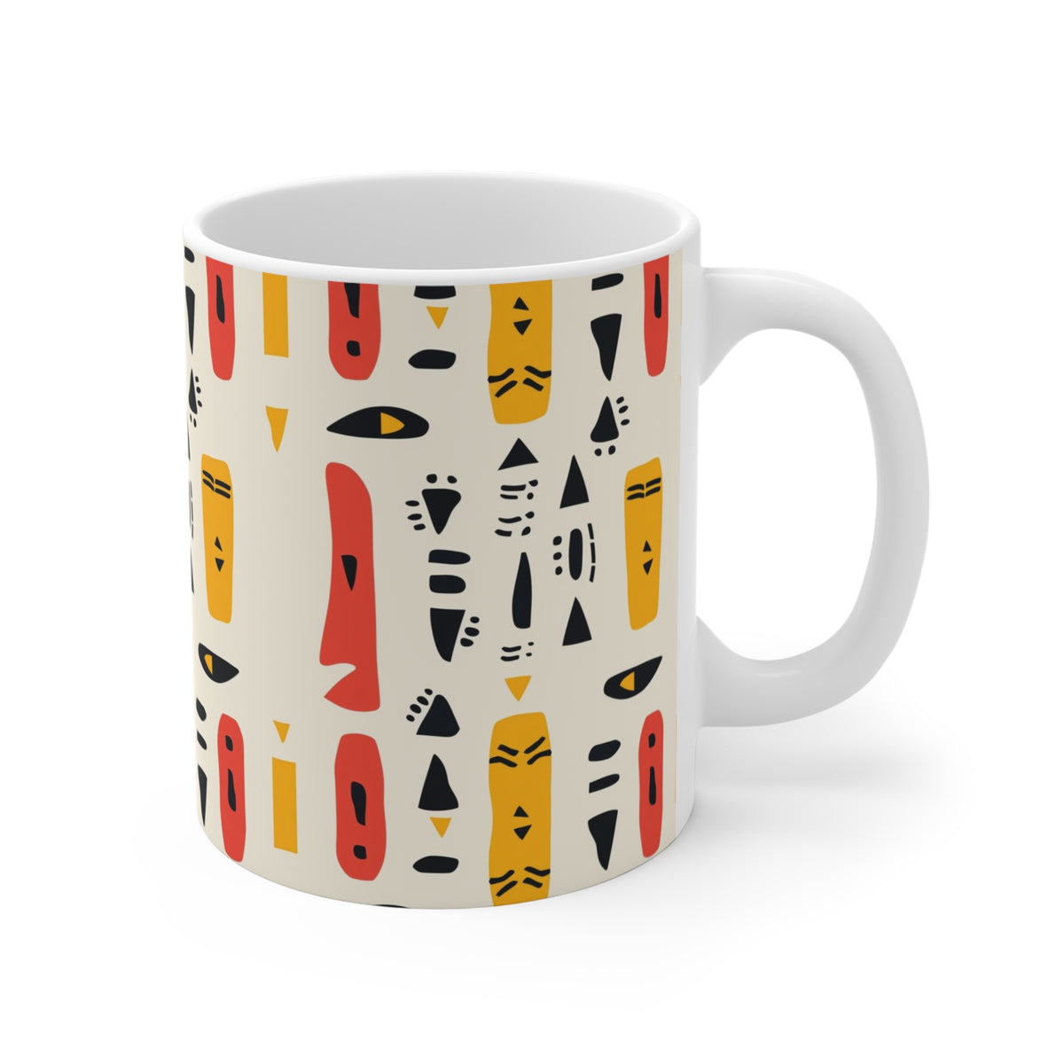 All-Over African Pattern Coffee Mug 552