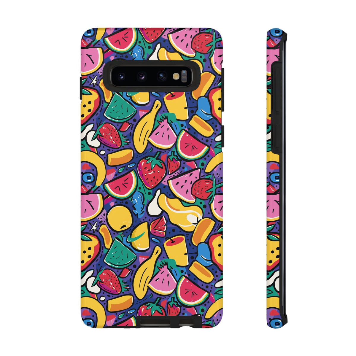 90s Themed Seamless Pattern Phone Case – Embrace Retro Style and Protection 316