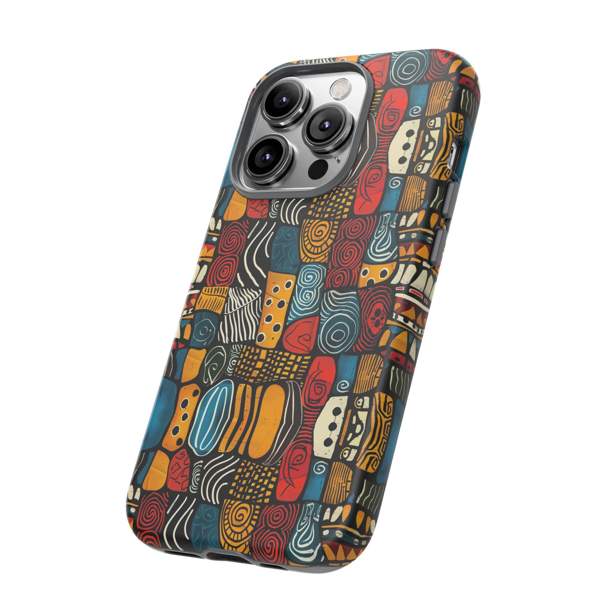 Stylish African Pattern Phone Case – Unique and Vibrant Protection 159