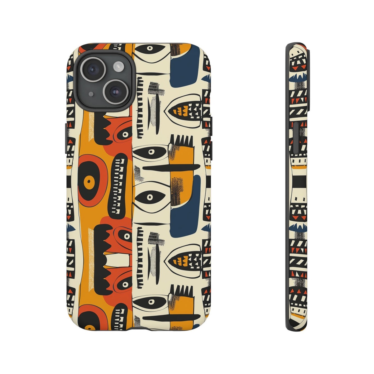 Stylish African Pattern Phone Case – Unique and Vibrant Protection 204