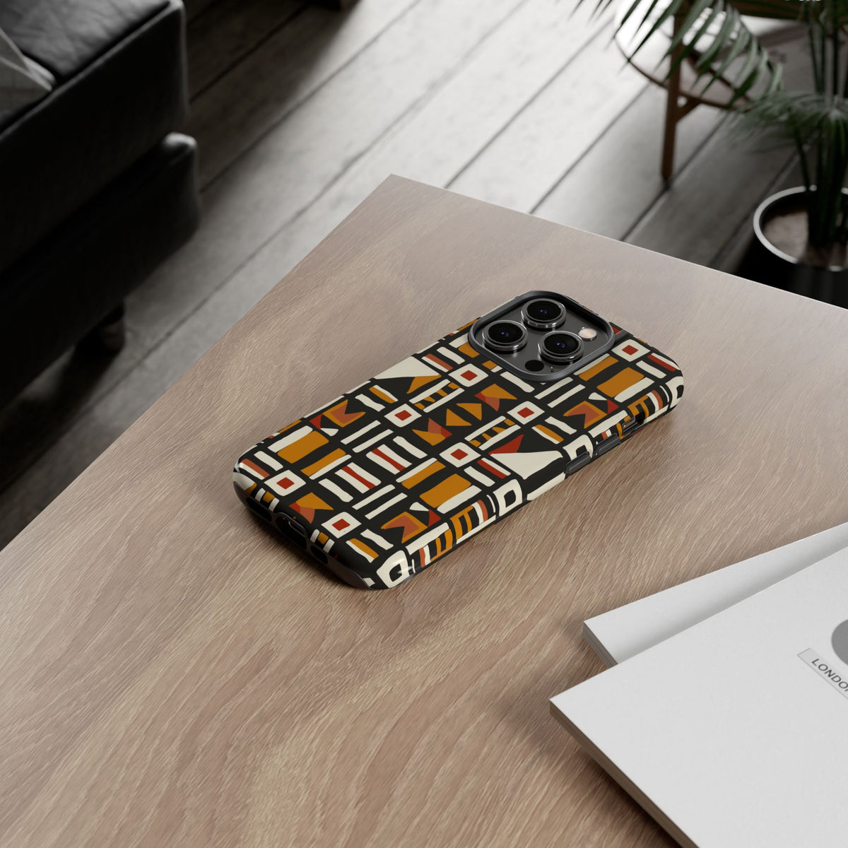 Stylish African Pattern Phone Case – Unique and Vibrant Protection 107