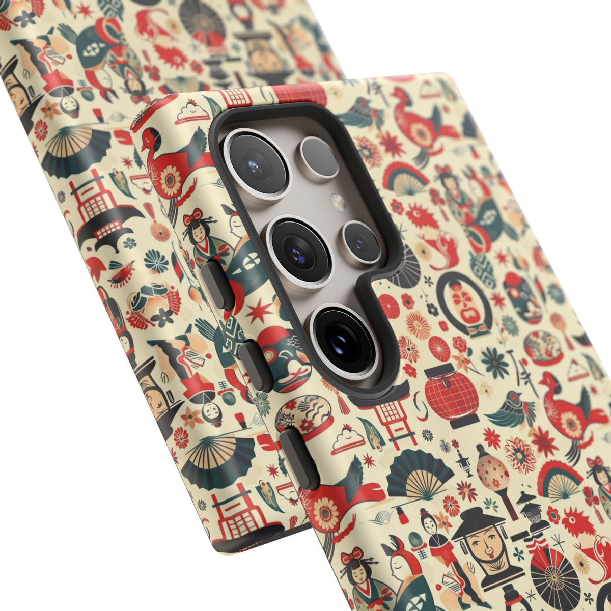 Japanese Pattern Phone Case – Elegant & Timeless Design for Your Phone 471