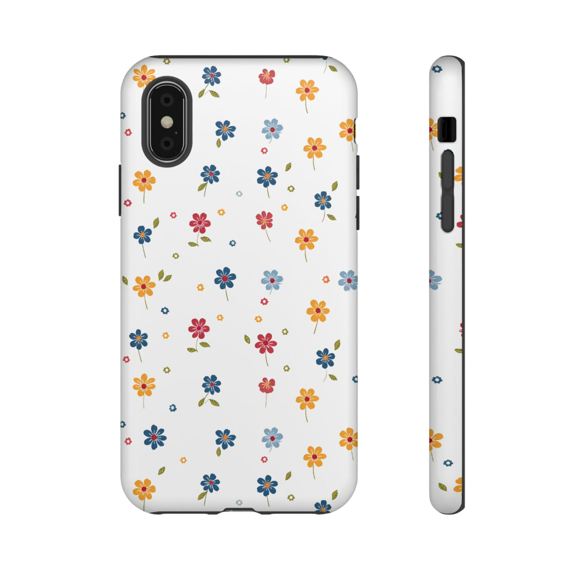 Wild Flowers Garden Stitch Phone Case – Nature-Inspired Floral Design