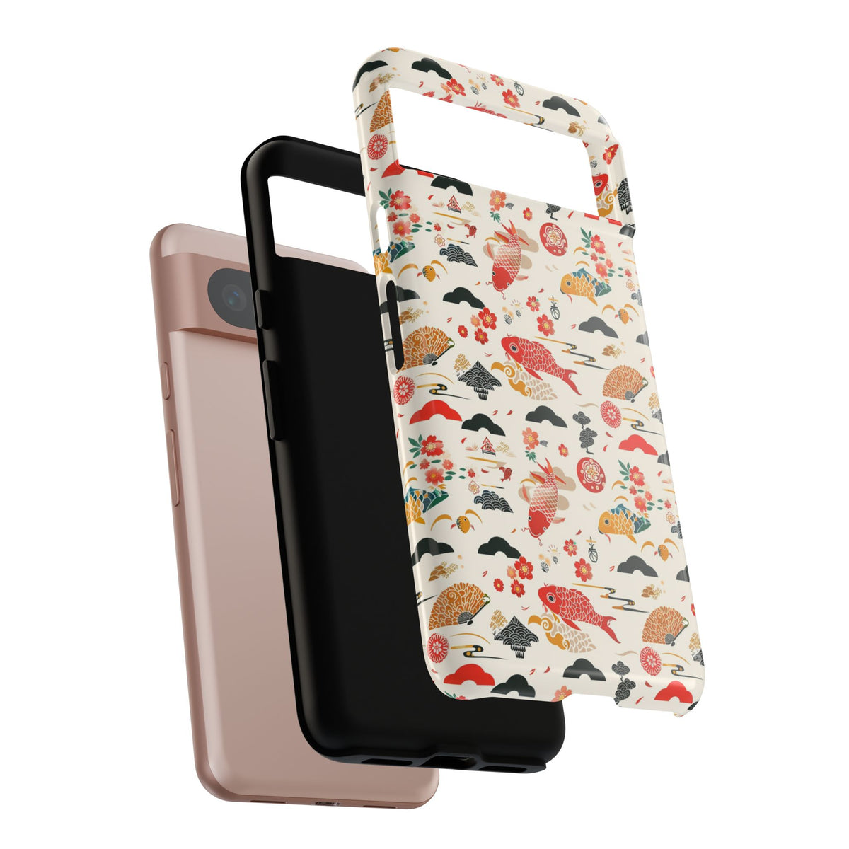 Japanese Pattern Phone Case – Elegant & Timeless Design for Your Phone 154