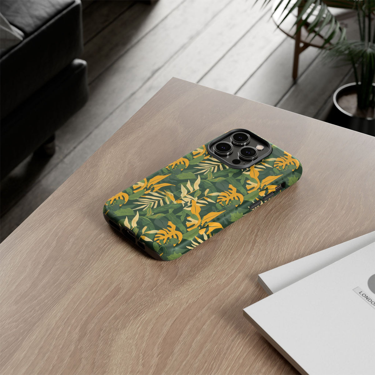 Jungle Pattern Phone Case – Exotic & Lush Design for Your Phone 347