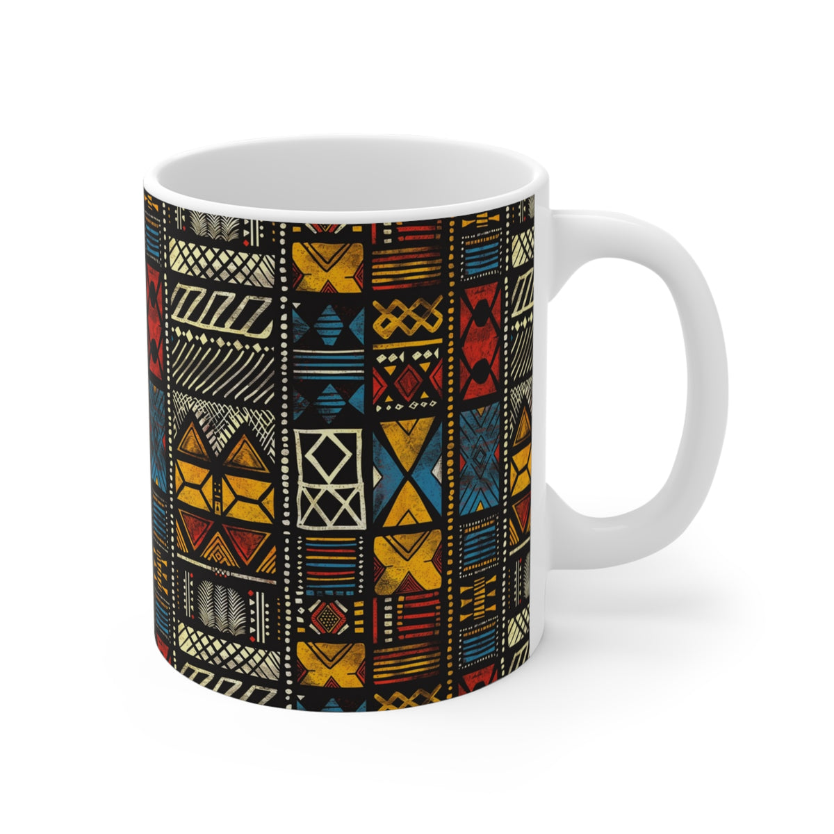 All-Over African Pattern Coffee Mug 557