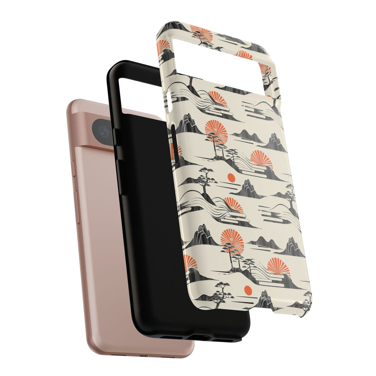 Japanese Pattern Phone Case – Elegant & Timeless Design for Your Phone 022