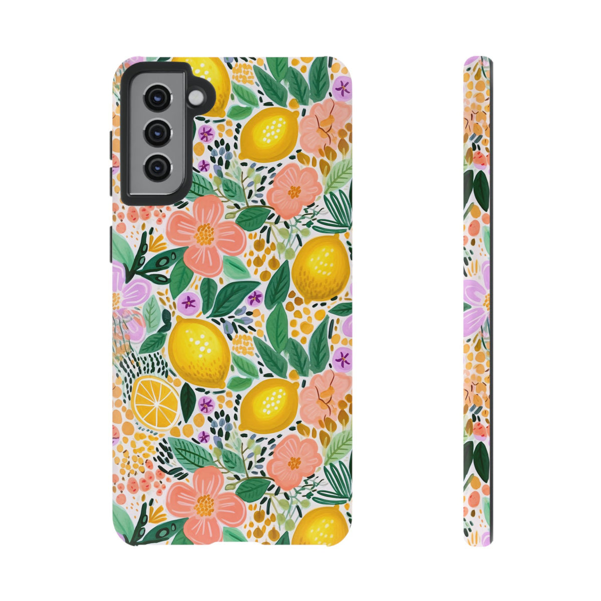 Cute Summer Lemons Phone Case – Refreshing Citrus Design for Your Phone