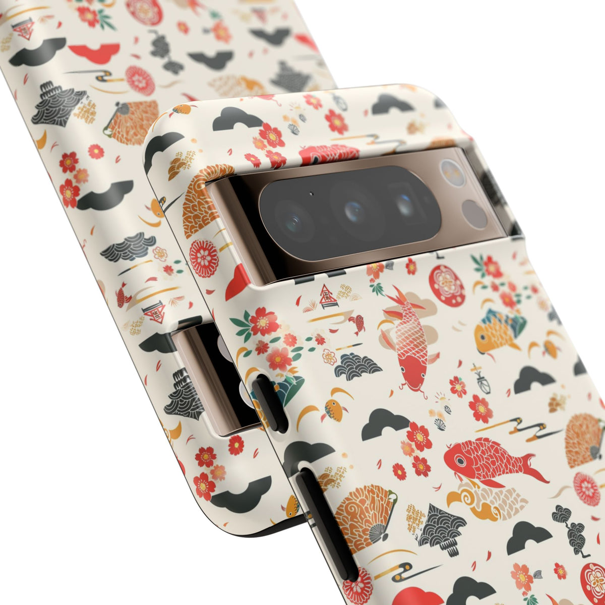 Japanese Pattern Phone Case – Elegant & Timeless Design for Your Phone 154