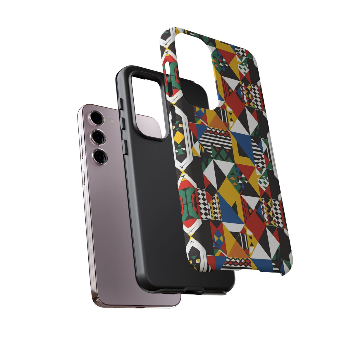 Stylish African Pattern Phone Case – Unique and Vibrant Protection 182